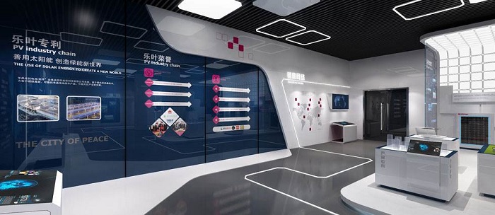 企业展厅设计效果图,企业展厅设计方案